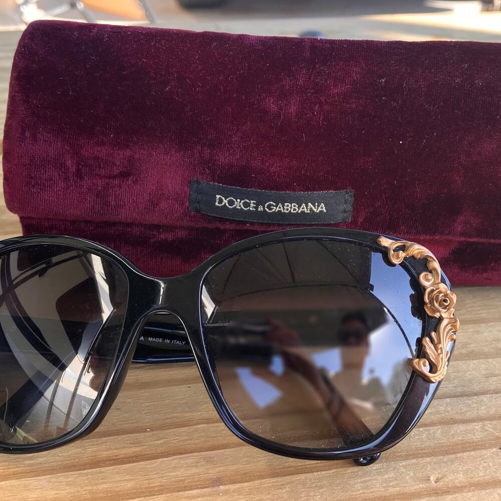 Dolce & Gabbana Women's Black Sunglasses - Picture 3 of 6